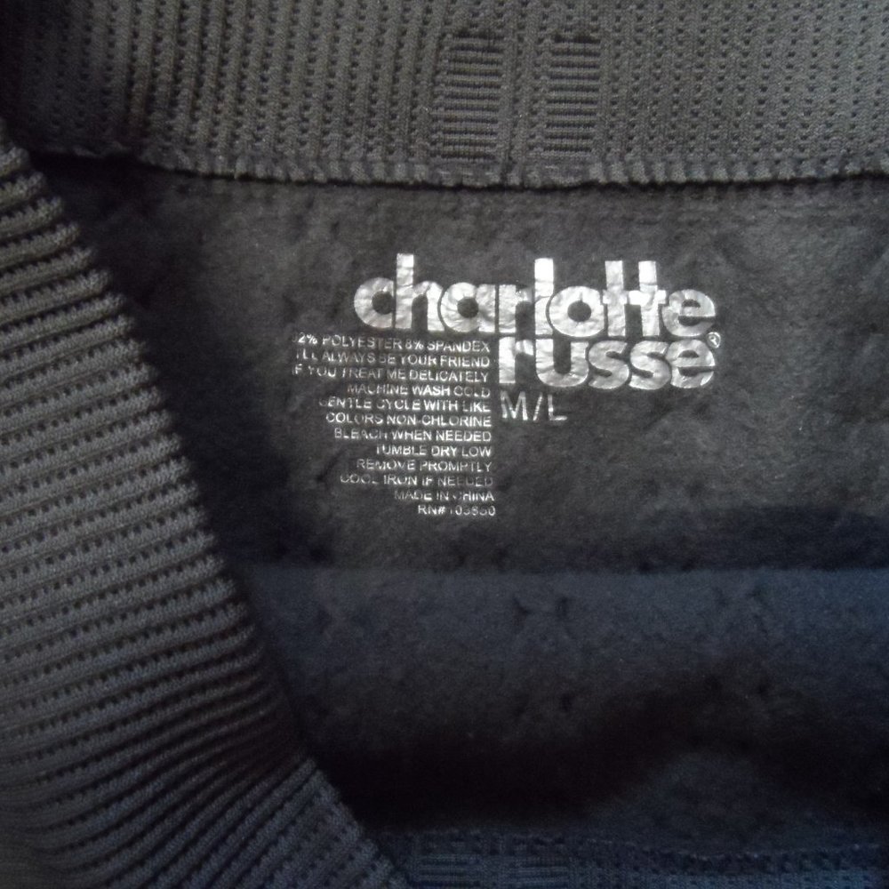 Gray Charlotte Russe Gray Legging- Size M/L - Picture 3 of 7